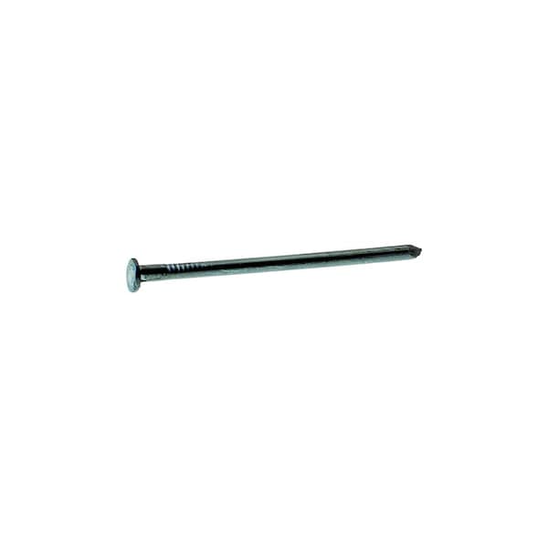 Common Nail, 5 in L, 40D, Steel, Bright Finish, 4 ga